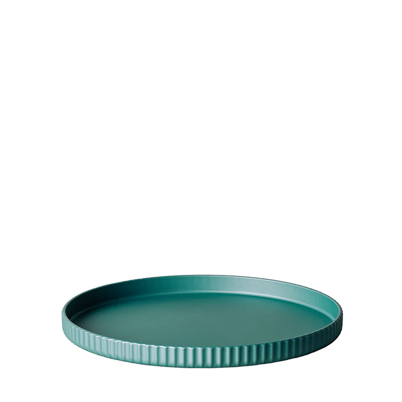 bioloco Nachhaltiger kleiner Teller aus PLA  - 20 x 2 cm - Kleiner Teller deluxe -dark sage