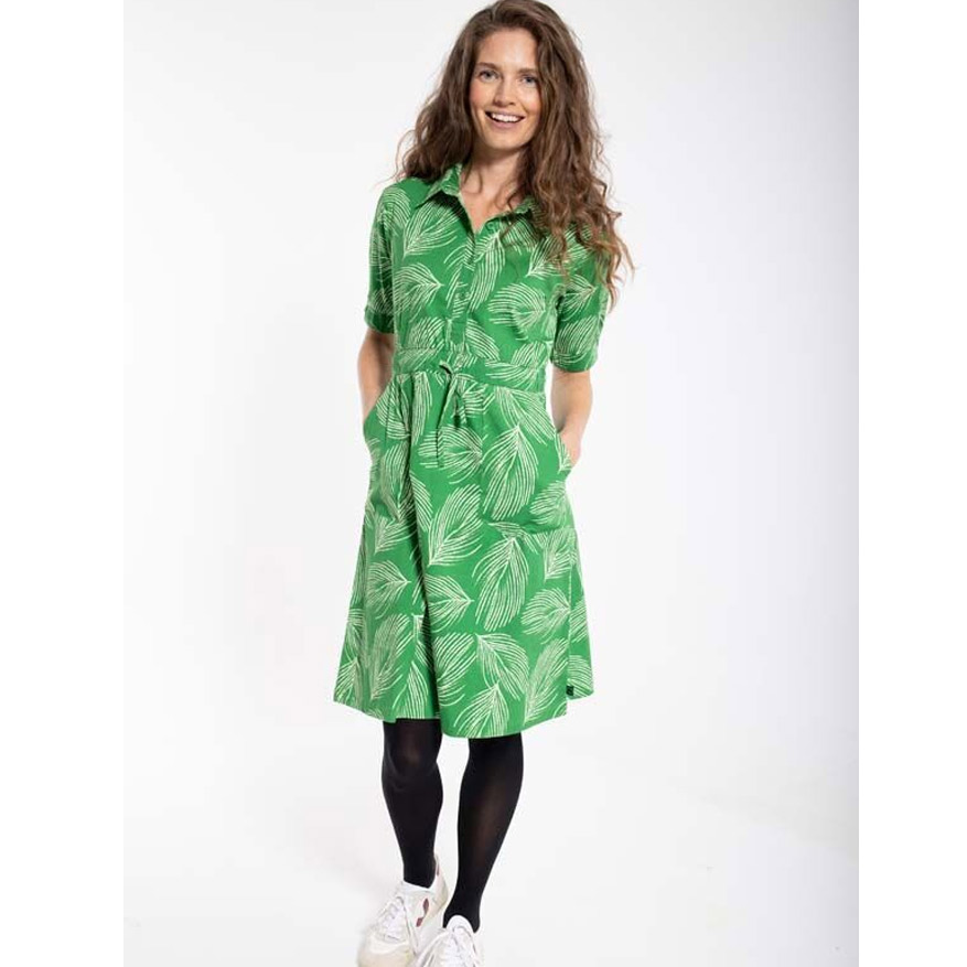 Danefae Kleid SUSANNE, Susanne Dress Green/chalk PALMA Danefae Kleid SUSANNE, Susanne Dress Green/chalk PALMA