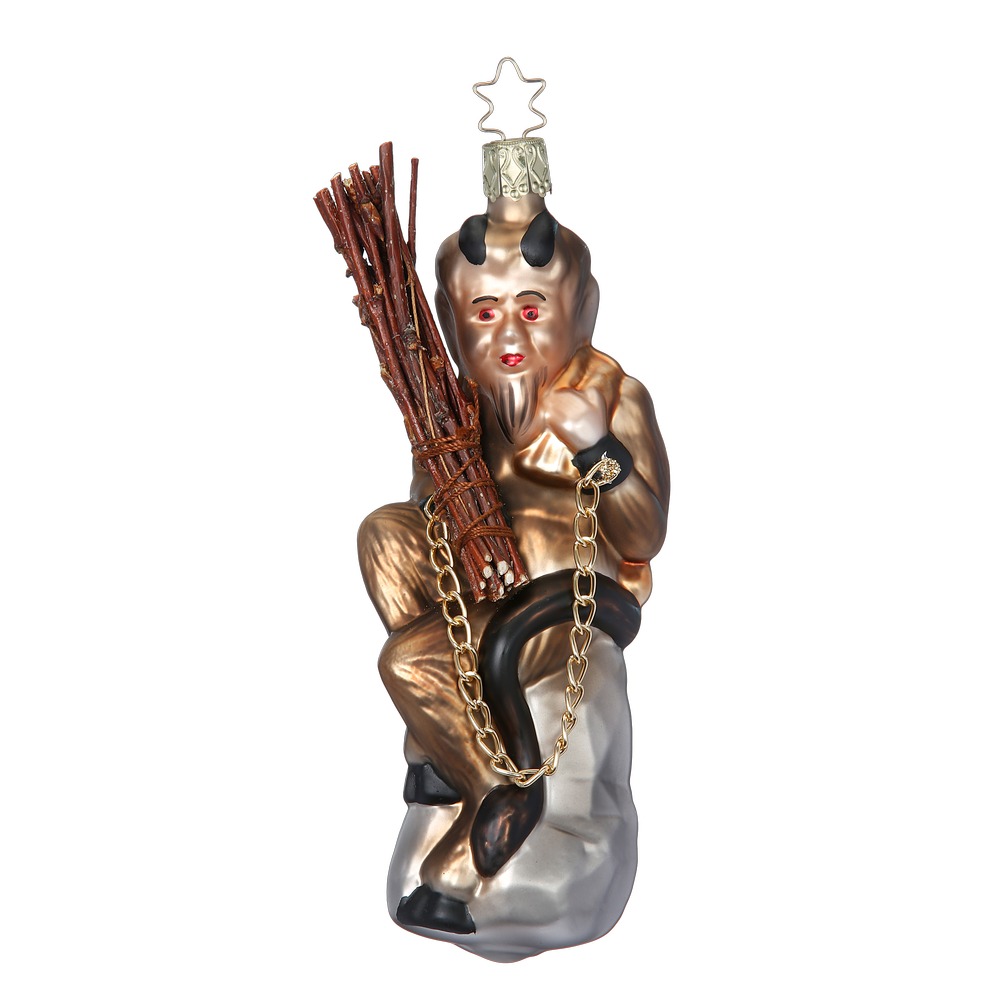 Inge Glas Krampus, Weihnachtskugel ca. 14 cm, Neuheit 2024 