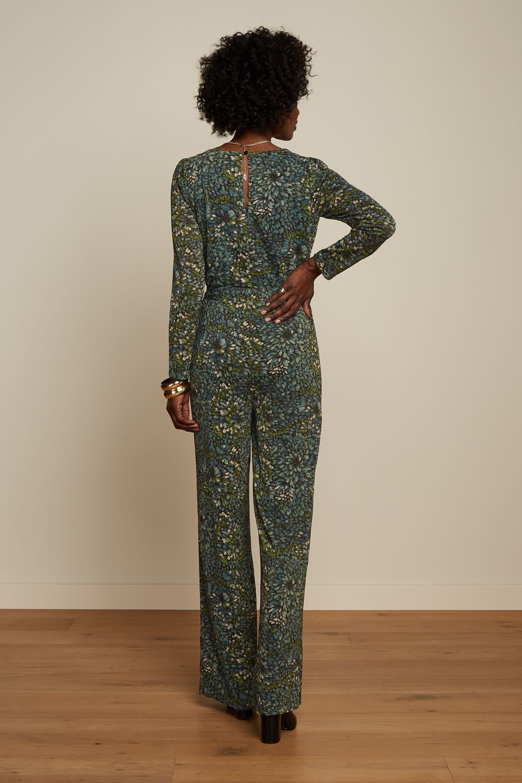 King Louie Lee Jumpsuit Glam, Farbe: Dragonfly Green