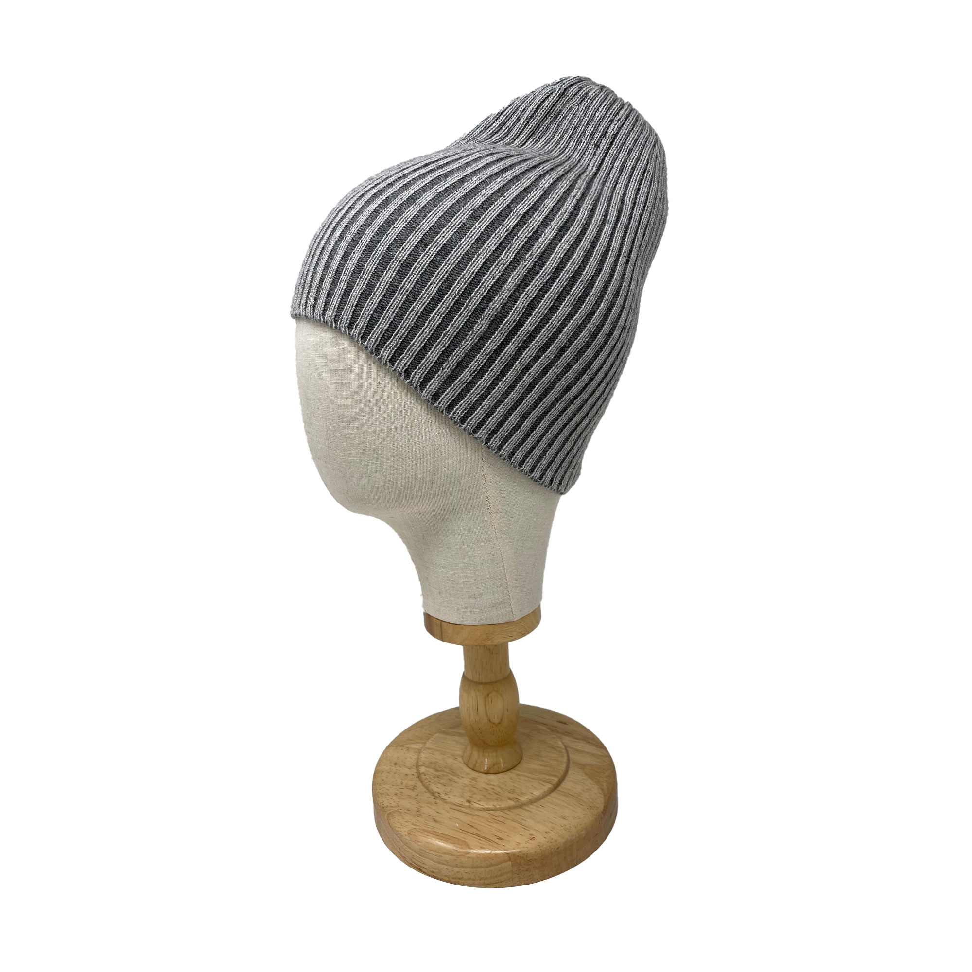 McKernan Mütze "FINE PLAITED HAT" GRAVEL, Wollmütze, 100% Wolle    