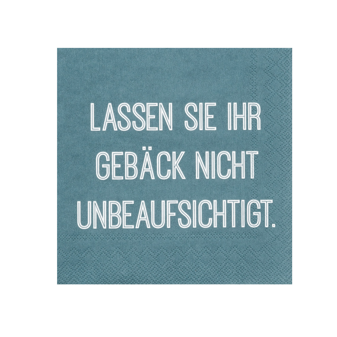 Räder Papierservietten SERVIETTEN "Lassen Sie ihr Gebäck...", Cocktailservietten 