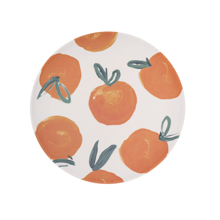 Urban Nature Culture Sicilia Bambusteller Orangen, D. 20 cm Urban Nature Culture Sicilia Bambusteller Orangen, D. 20 cm