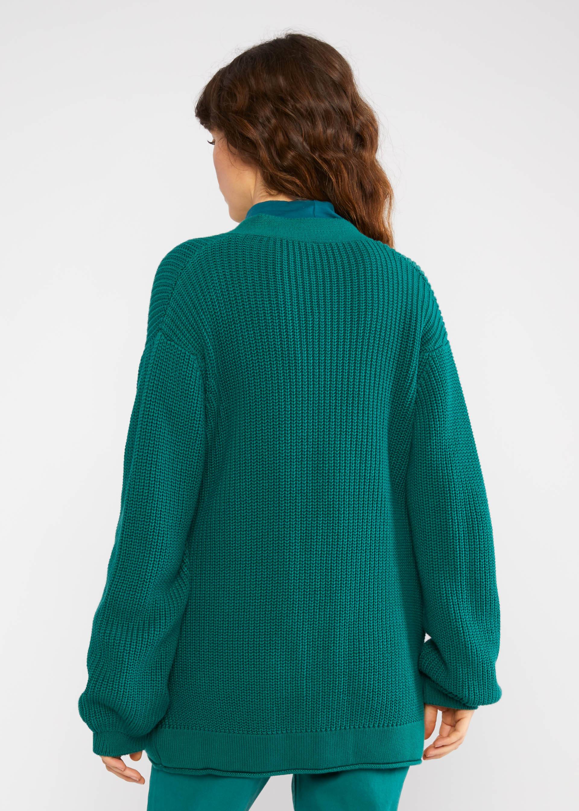 Blutsgeschwister Cardigan Yes, we Cardy, Farbe: hiking green