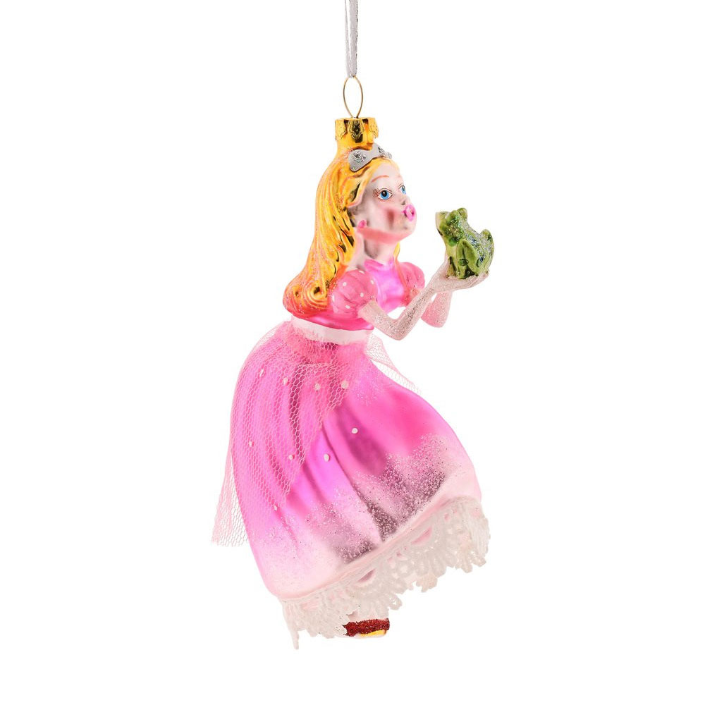 Weihnachtsanhanger Prinzessin M Frosch Pink Marchen Froschkonig