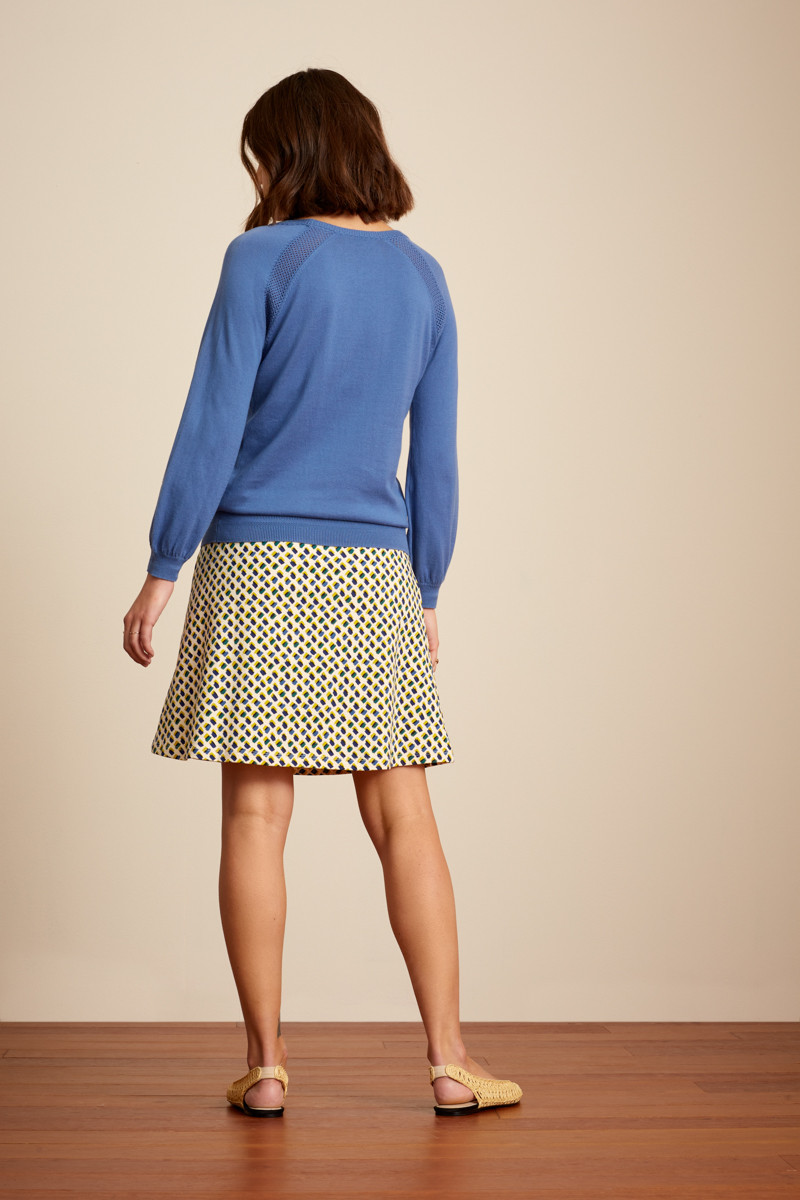 King Louie Border Skirt Arcadia, Farbe: Sorbet White King Louie Border Skirt Arcadia, Farbe: Sorbet White