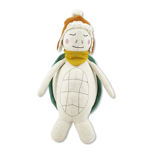 Kuscheltier Schildkröte „Edgar“ , feiner Strickstoff aus 100% Bio-Baumwolle Kuscheltier Schildkröte „Edgar“ , feiner Strickstoff aus 100% Bio-Baumwolle