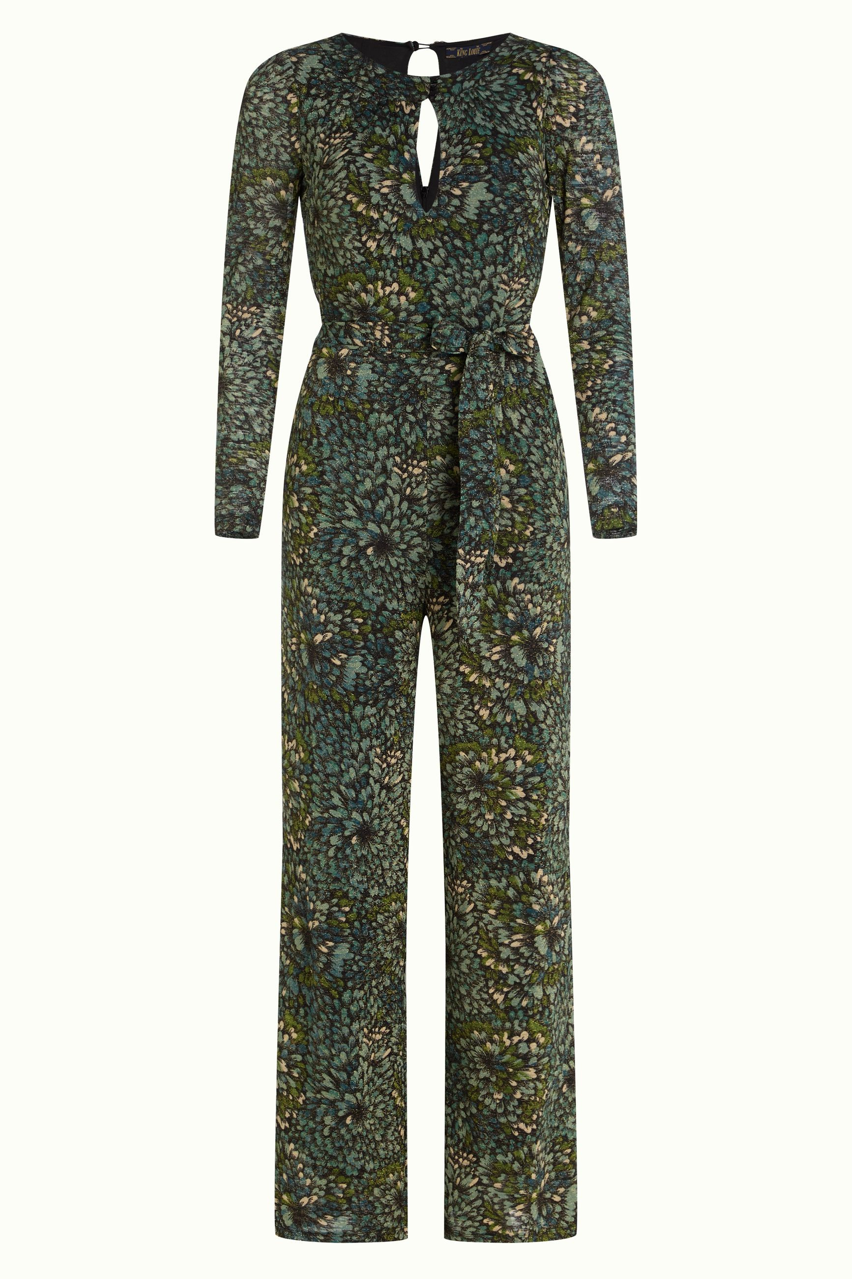 King Louie Lee Jumpsuit Glam, Farbe: Dragonfly Green