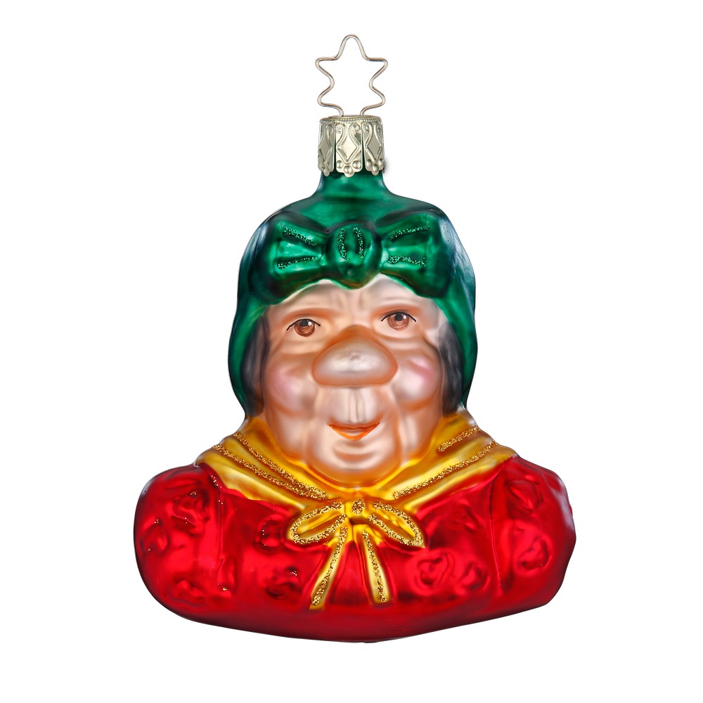 Inge Glas Witwe Bolte, Christbaumanhänger , ca. 9 cm, Glas, mundgeblasen