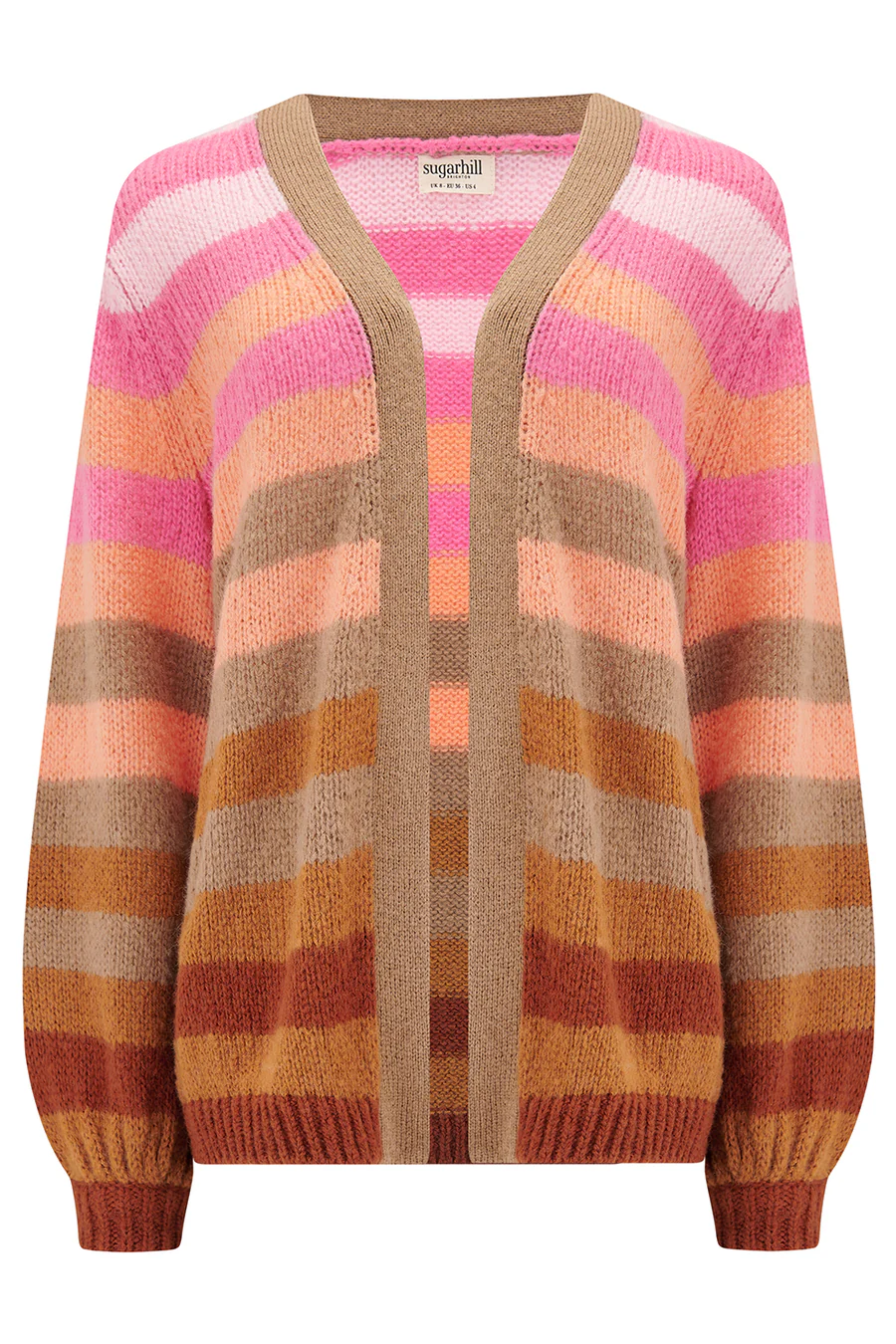 Strickjacke YVETTE Cardigan - Multi, Ombre Stripe von sugarhill BRIGHTON   