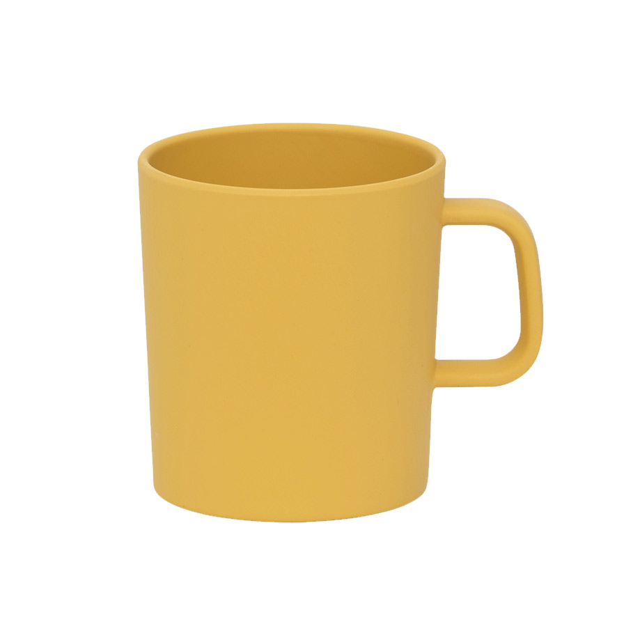 Urban Nature Culture Sicilia Bambus Becher mit Henkel, Gelb, D. 8 cm Urban Nature Culture Sicilia Bambus Becher mit Henkel, Gelb, D. 8 cm