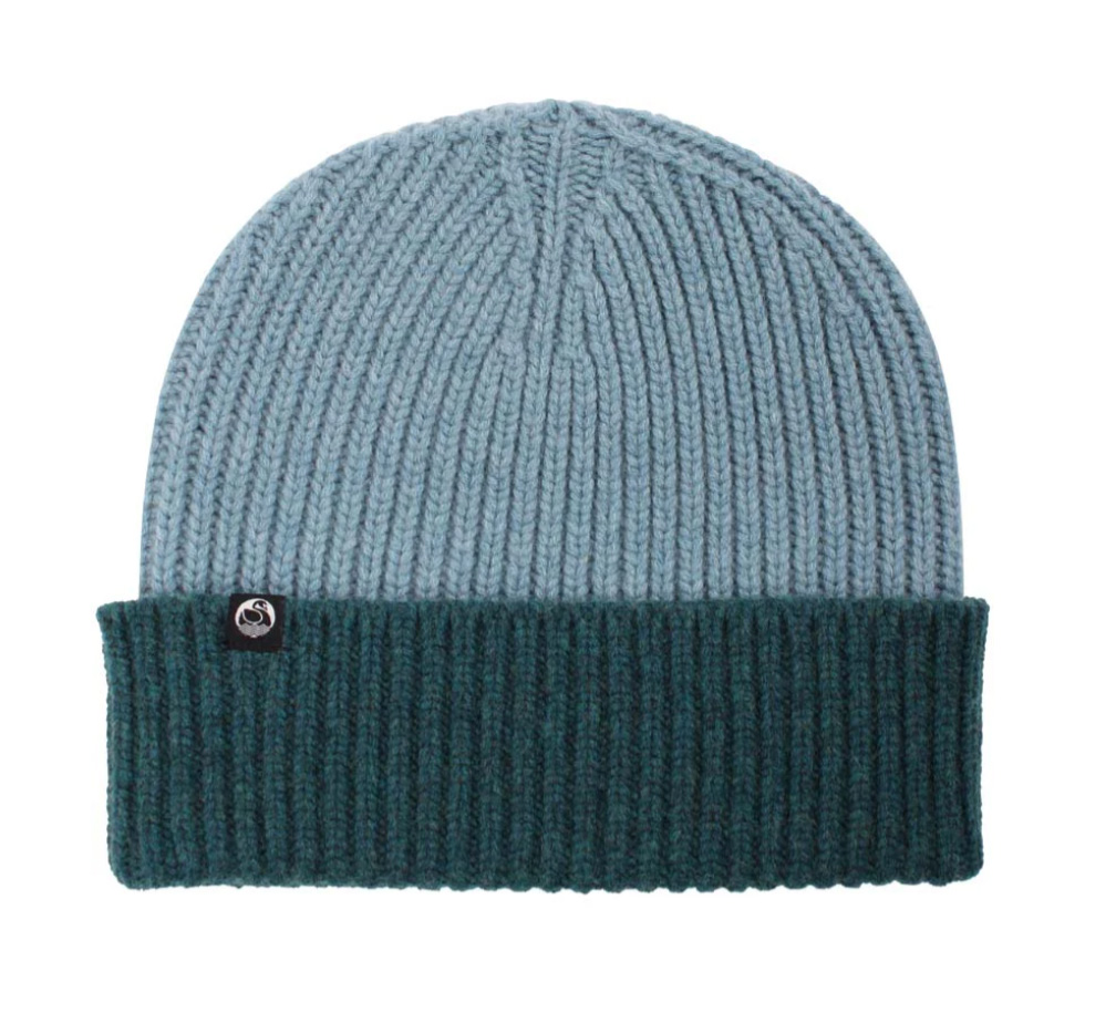 Danefae Mütze Danewarm Thoughts Merino Beanie Blue Grey/Dark Slate, ONESIZE  