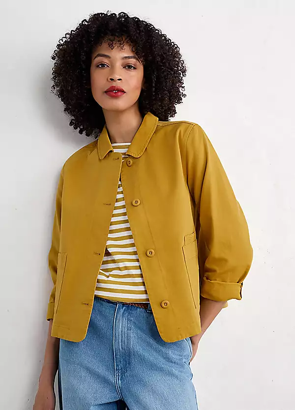 SEASALT CORNWALL Leichte Sommerjacke Coombe Lane Jacket, Farbe: Chamomile