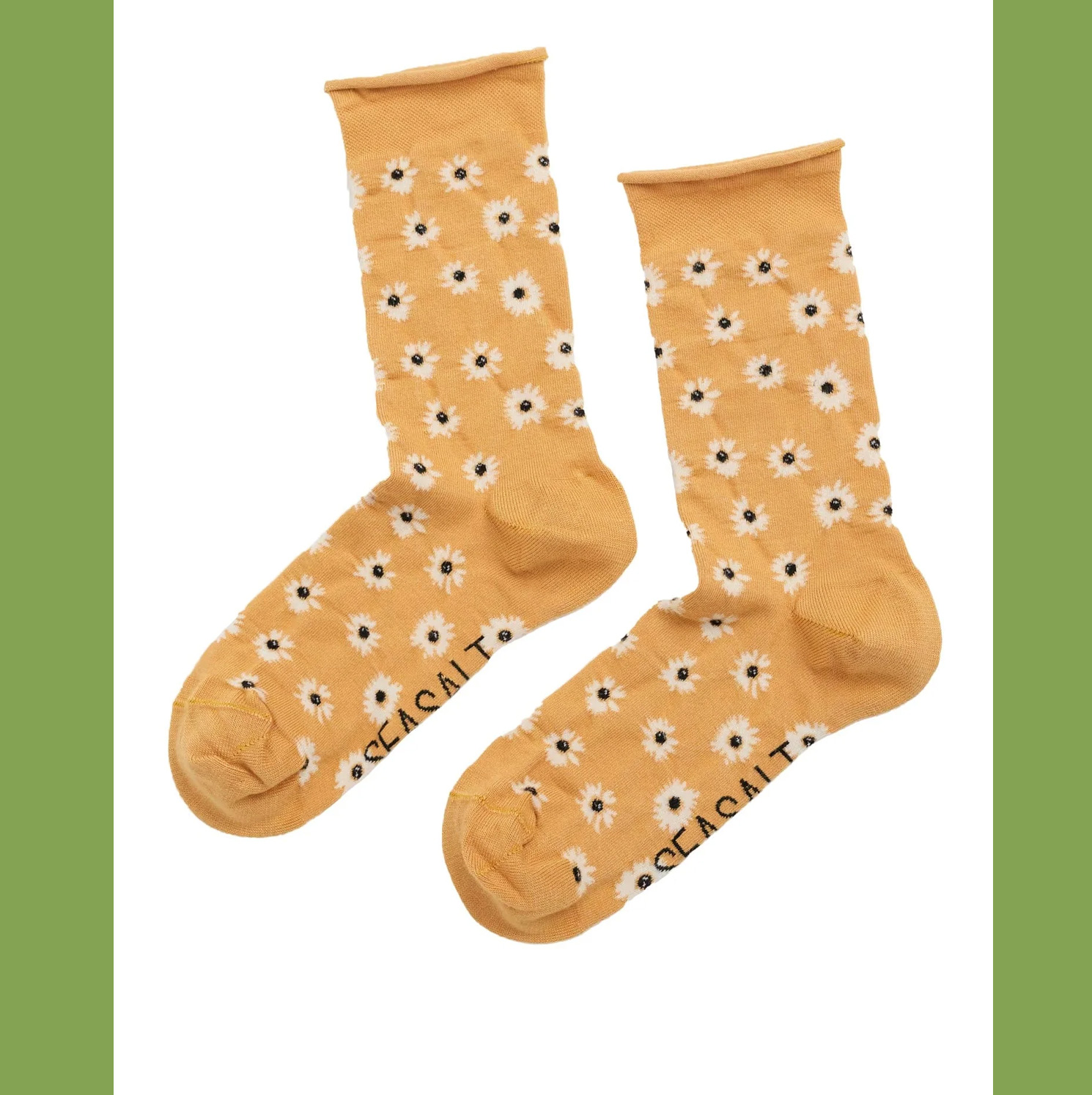 SEASALT CORNWALL Women's Bamboo Arty Socks-, Daisy Daylily