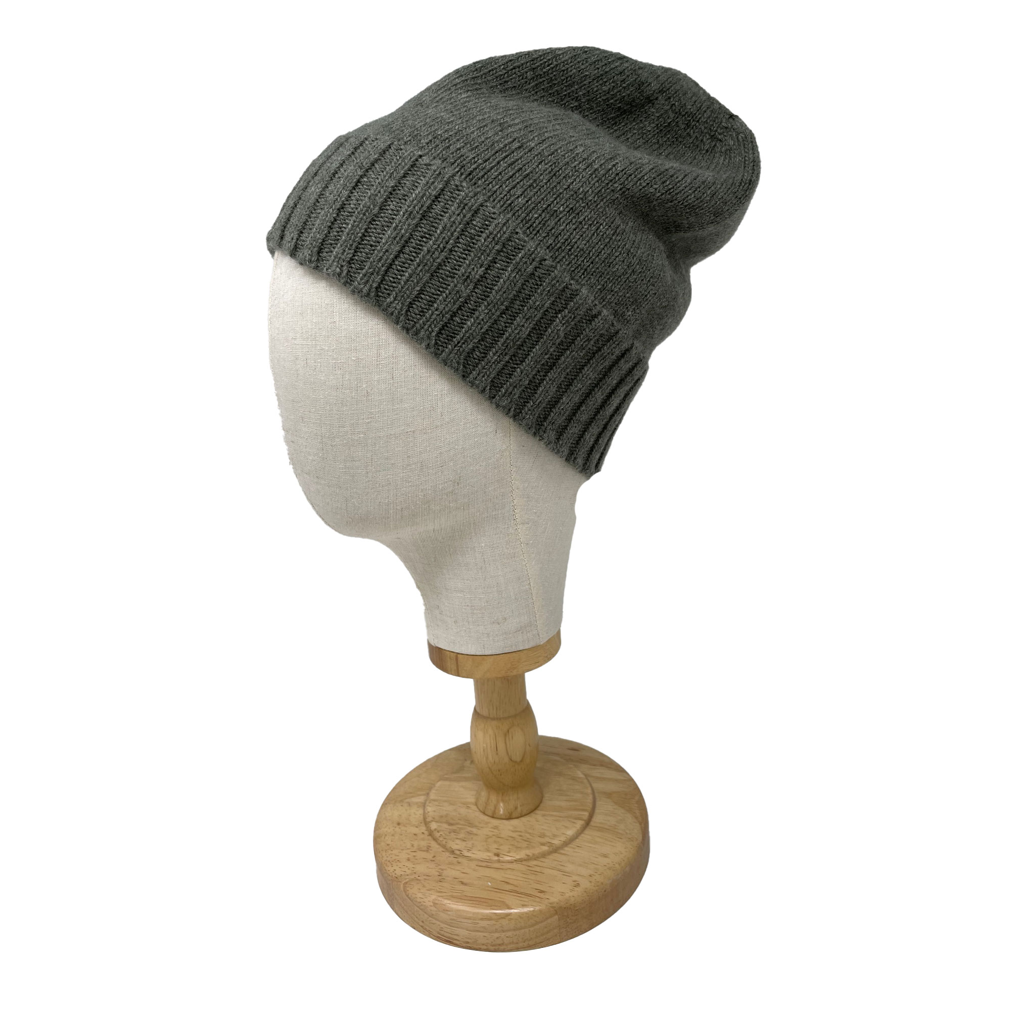 McKernan Mütze "CHUNKY TULIP HAT"ARMY, Wollmütze, 100% Wolle 