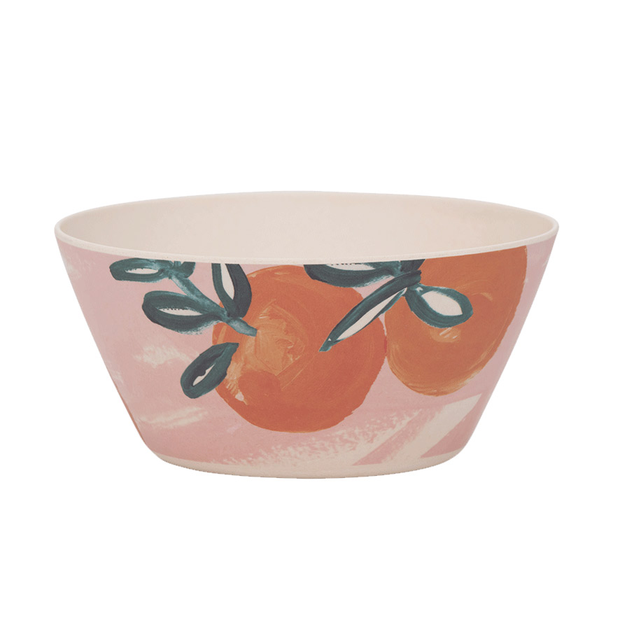 Urban Nature Culture Sicilia Bambusschale Orangen rosa, D. 15 cm Urban Nature Culture Sicilia Bambusschale Orangen rosa, D. 15 cm