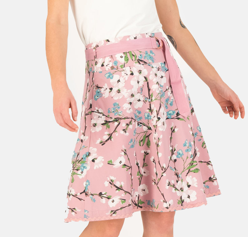 Blutsgeschwister A-Linien-Rock bonjour le jardin, blossom blush Blutsgeschwister A-Linien-Rock bonjour le jardin, blossom blush