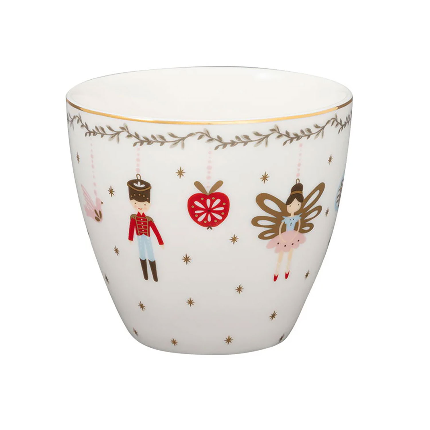 GreenGate Latte Cup Cindarella weiß, Weihnachten