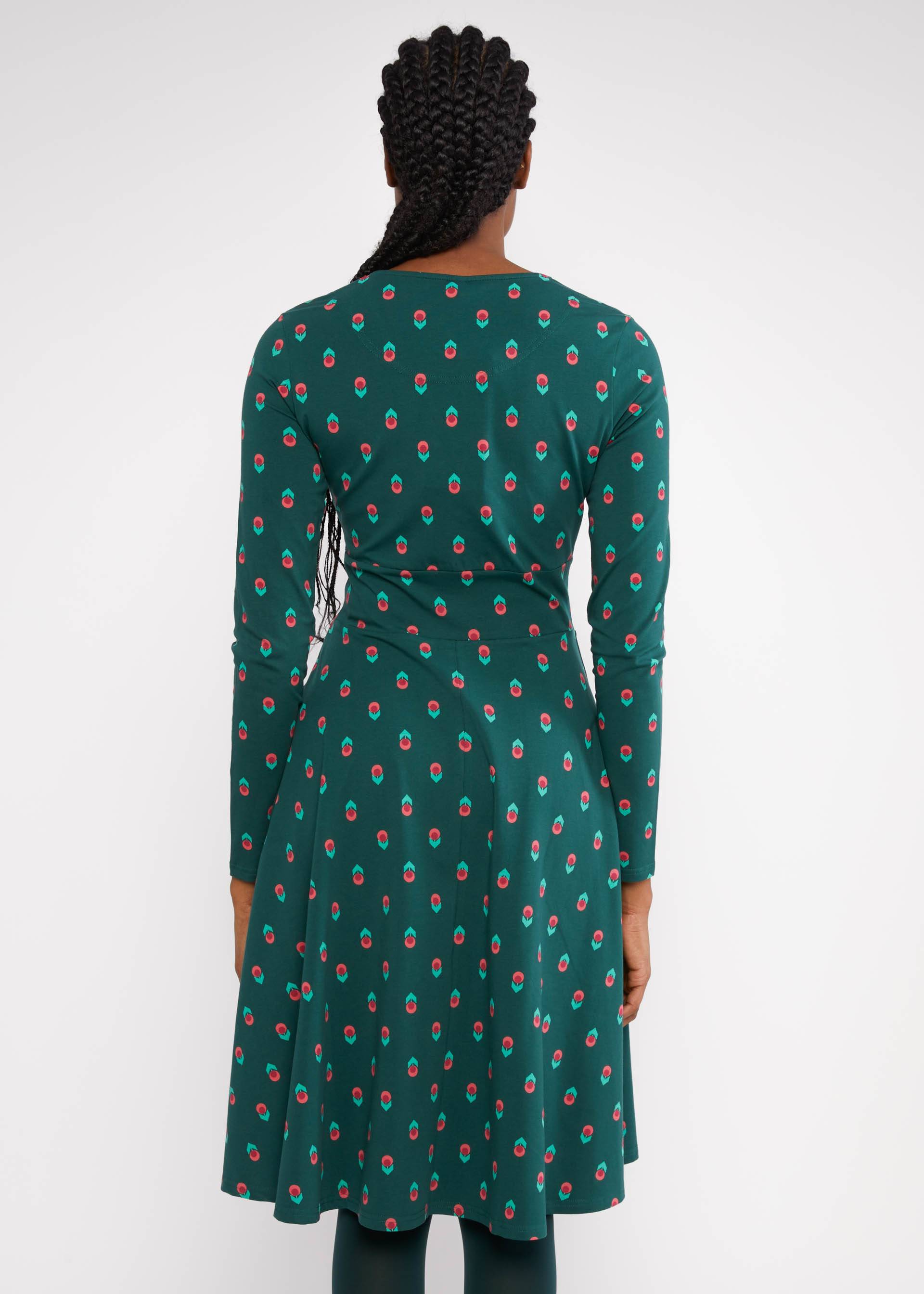 Blutsgeschwister Jerseykleid Shalala Tralala, Muster: mountain flower