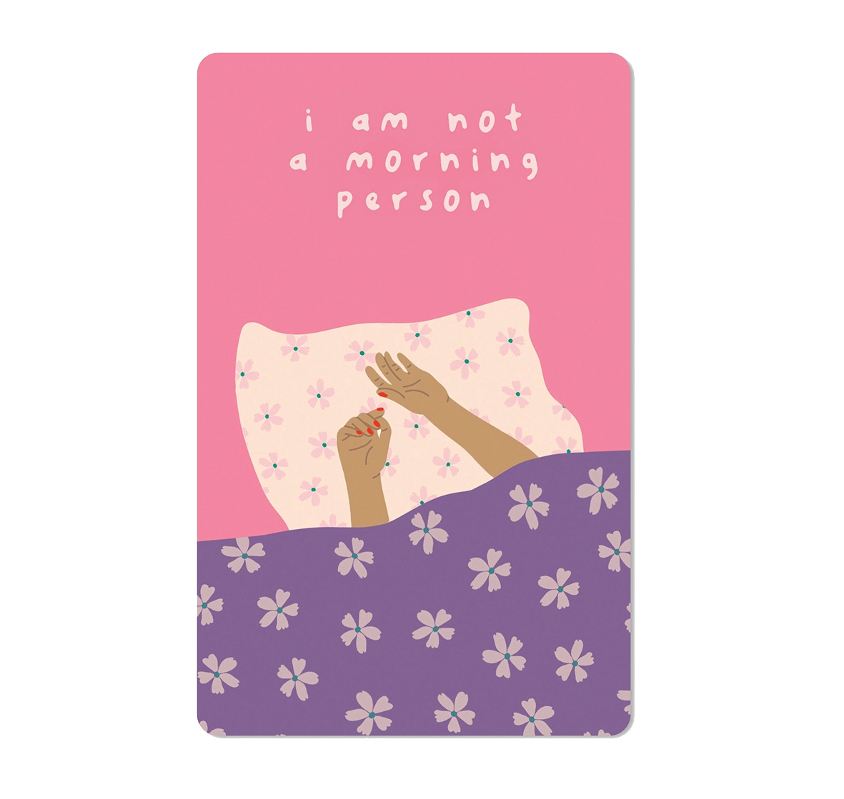 Lunacard Postkarte i am not a morning person 