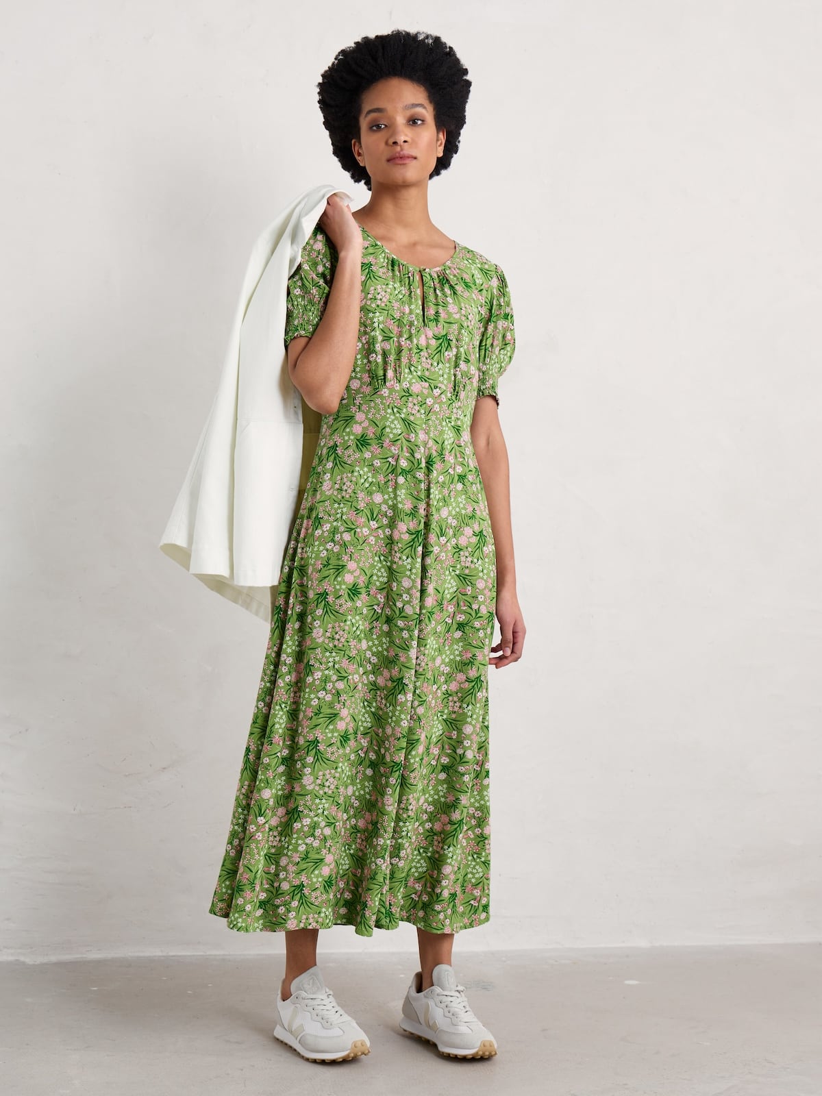 SEASALT Kleid Marsh Violet Dress-Campion Field Dill