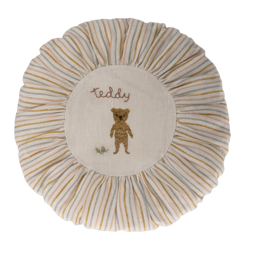 Maileg Kissen, rund, klein - Teddy, gestreift, D. ca. 26 cm 
