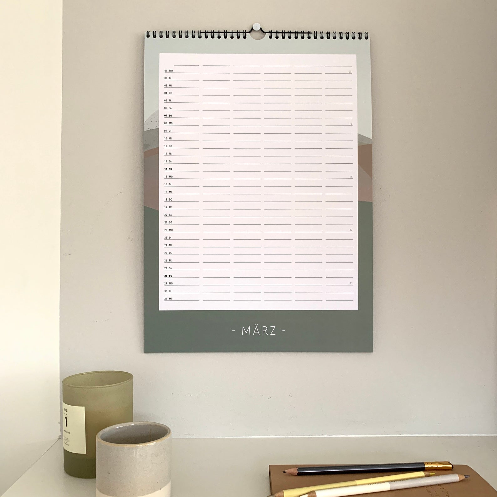 Familienkalender 2021 von Heimwerk ♥, 6 spaltig Familienkalender 2021 von Heimwerk ♥, 6 spaltig