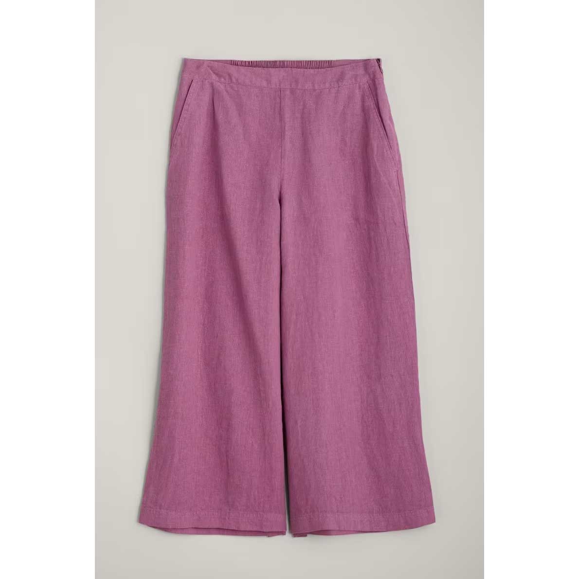 SEASALT CORNWALL Merrivale Leinen Culotte - Hose, Farbe Thistle