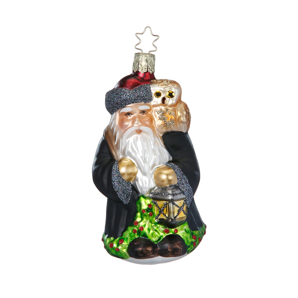 Inge Glas Treuer Weihnachtsmann, Santa, ca. 13 cm