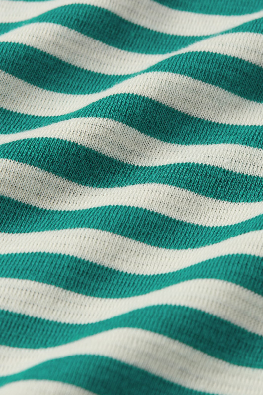 King Louie Knot T-Shirt Chopito Stripe,  Farbe: Ponderosa Green