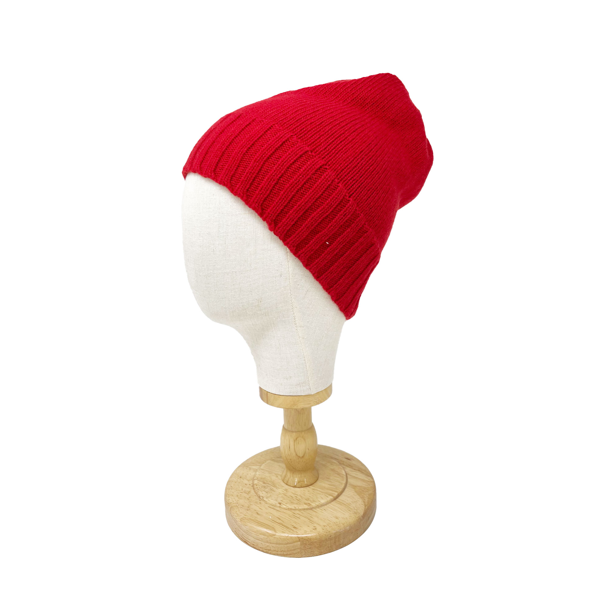 McKernan Mütze "CHUNKY TULIP HAT"SCARLET, Wollmütze, 100% Wolle  