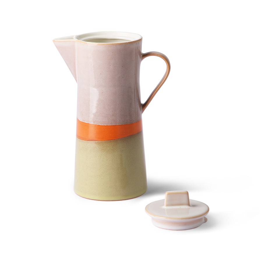HK Living 70's Kaffekanne Siebziger Jahre Geschirr, Keramik HK Living 70's Kaffekanne Siebziger Jahre Geschirr, Keramik