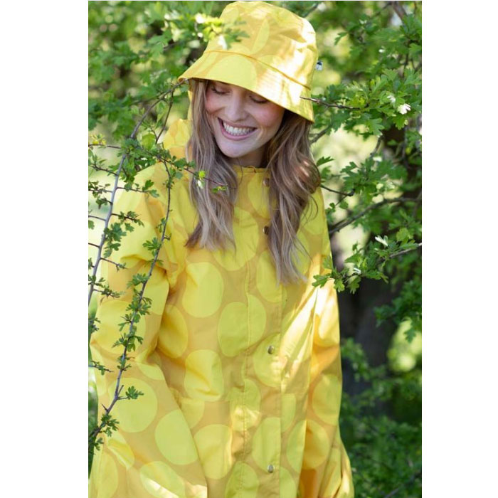 Danefae Edith Rainjacket Mustard/Yellow MEGADOT Danefae Edith Rainjacket Mustard/Yellow MEGADOT