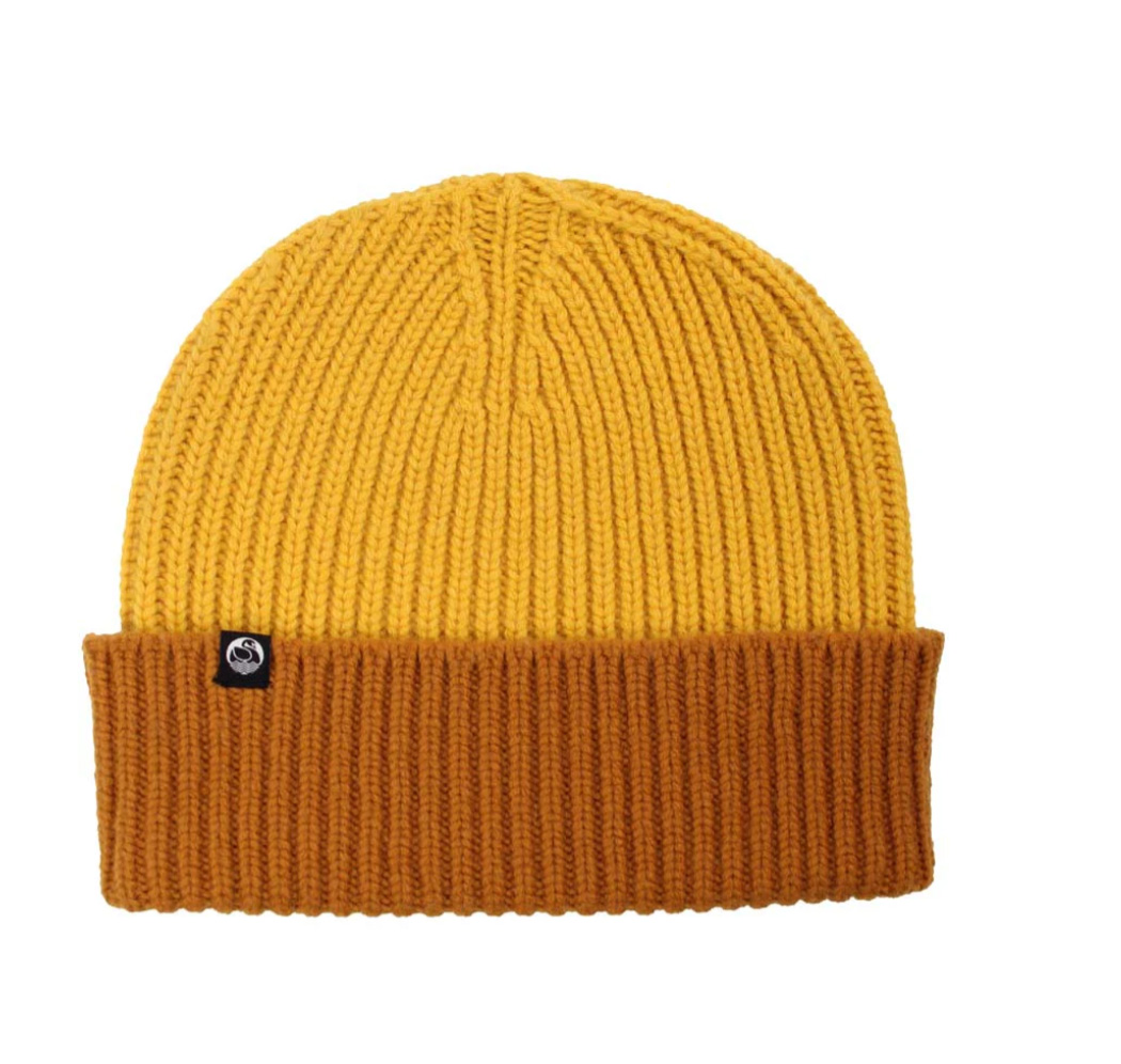 Danefae Mütze Danewarm Thoughts Merino Beanie Winteryellow/Occer, ONESIZE   