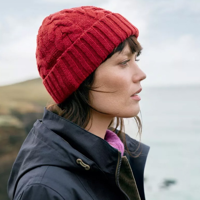 SEASALT CORNWALL Mütze, Dew Dusk Hat-Crimson